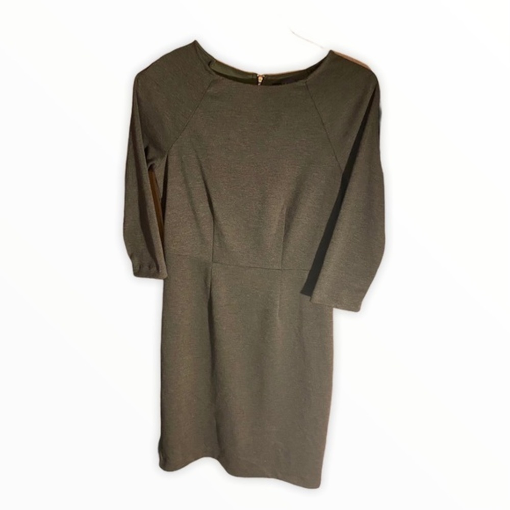 THE LIMITED 3/4 Sleeve Charcoal Gray Dress size 4